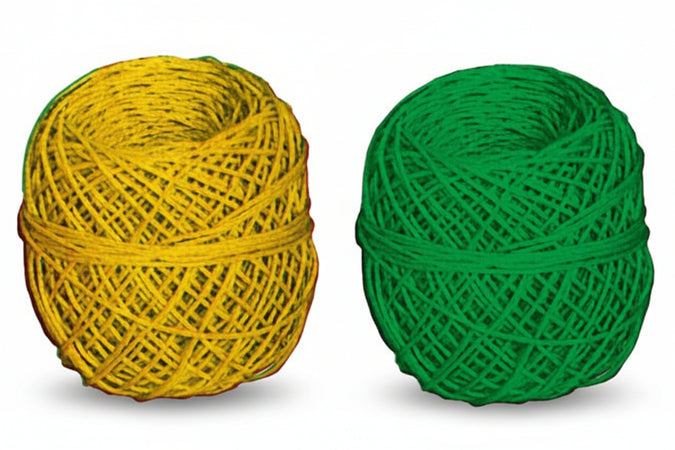 Legaccio In Gomitolo- - Ø Mm.2,5 Colore Verde, Confezionati In Rete - 12 Chilo