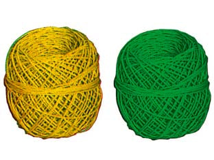 Legaccio In Gomitolo- - Ø Mm.7 Colore Verde, Confezionati In Rete - 12 Chilo