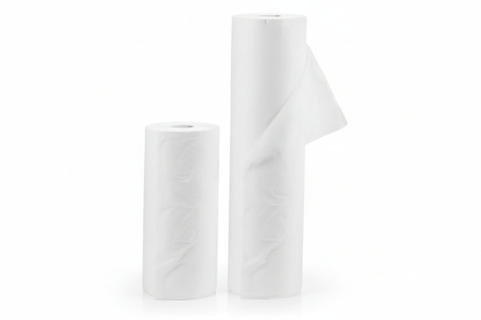 Telo Tessuto Tnt In Rotoli Bianco Gr.17- - Cm.400H. Rotolo Da Mt.250 Piegato A Metãe - 1 Rotolo T-Rex