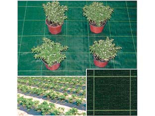 Telo In Rafia Per Pacciamatura Verde- - Mt.100X1,05H. - 105 Mq T-Rex