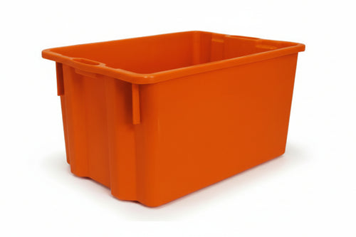 Cassa In Polipropilene Sovrapponibile Inseribile Lt.50 Cm.56X42X30H. Ics