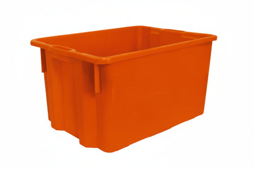 Cassa In Polipropilene Sovrapponibile Inseribile Lt.65 Cm.63X44X34H. Ics