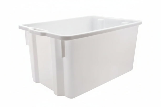 Cassa In Polipropilene Sovrapponibile Inseribile Lt.50 Cm.56X42X30H. Ics