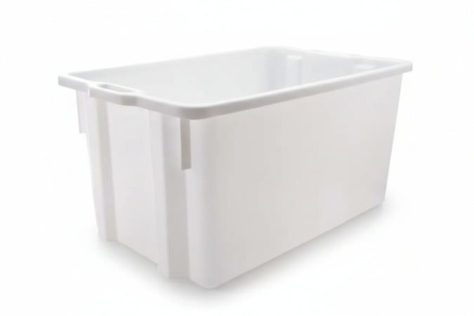 Cassa In Polipropilene Sovrapponibile Inseribile Lt.65 Cm.63X44X34H. Ics