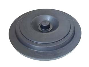 Coperchi Per Bidoni Con Pomolo Centrale Neri Lt.50 75 Ics