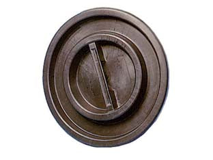 Coperchi Per Bidoni Con Maniglia Centrale Neri Lt.75 Ics