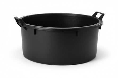 Mastelloni Sottospina Con Manici Tondi Neri Lt.80 Ø Cm.65X32H. Ics