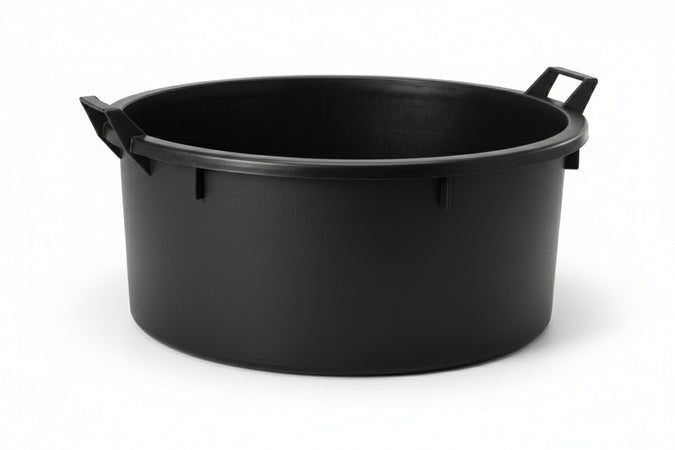 Mastelloni Sottospina Con Manici Tondi Neri Lt.80 Ø Cm.65X32H. Ics