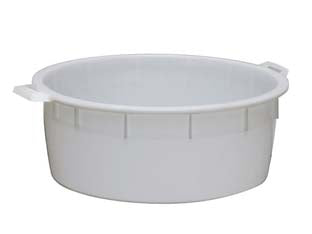 Mastelloni Sottospina Con Manici Tondi Bianchi Lt.80 Ø Cm.65X32H. Ics