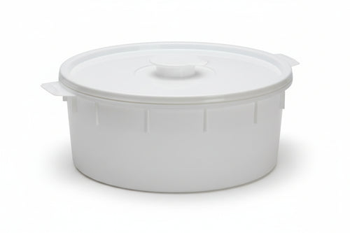 Mastelloni Sottospina Con Manici Tondi Bianchi Lt.80 Ø Cm.65X32H. Ics