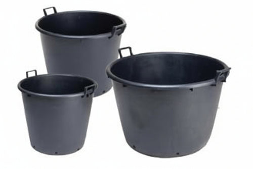 Mastelloni Tondi 2 Manici Con Fori Per Vivaio Lt.130 Ø Cm.70X51H. Ics