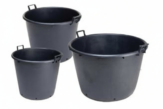 Mastelloni Tondi 2 Manici Con Fori Per Vivaio Lt.130 Ø Cm.70X51H. Ics