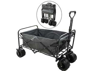 Carrello Pieghevole Portatile Estendibile Multiuso Aperto Cm.90X60X78/97H. Chiuso Cm.62X17X80H. Il Campo