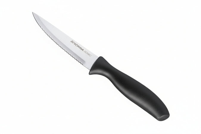 Coltello Multiuso Manico Ergonomico Plastica Lama Liscia Sonic- - Cm.12 - 3 Pezzi Tescoma