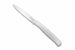 Coltello Dinamik Verdura Bianco- - Bianco, Lunghezza Lama Cm.8,5 (1024623) - 2 Blister Kaimano