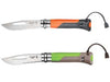 Coltello Opinel 08 Outodoor N°8 Lama Da Cm.85 Colore Arancione/Grigio Opinel