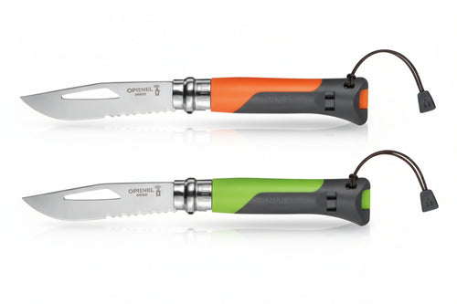 Coltello Opinel 08 Outodoor N°8 Lama Da Cm.85 Colore Verde/Grigio Opinel