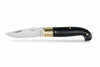 Coltello Zuavo Lama In Acciaio Inox Con Manico Finto Corno Cm.14,5 23145 Ausonia