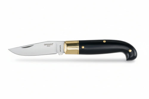 Coltello Zuavo Lama In Acciaio Inox Con Manico Finto Corno Cm.14,5 23145 Ausonia