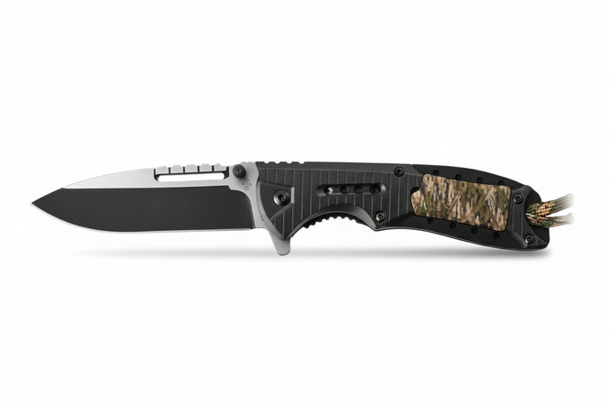 Coltello Tattico Pieghevole Lama In Acciaio Inox Lama Cm.21,5 26357 Ausonia