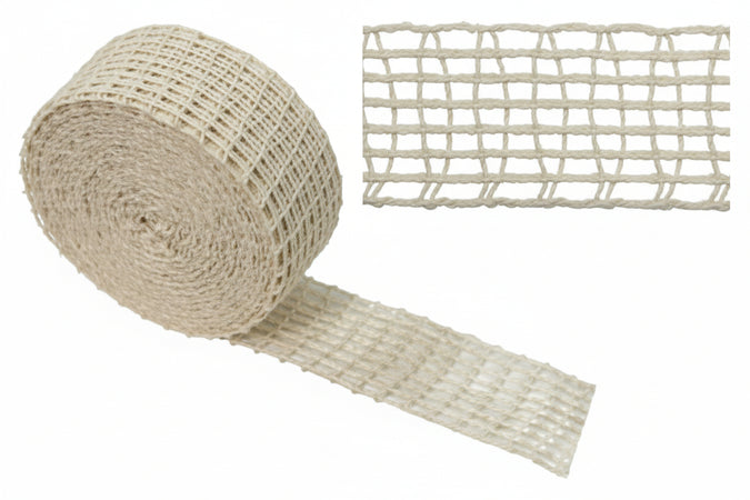 Rete Elastica Per Stagionatura Insaccati Trama Singola- - Ø Mm.110 Maglia A 16 Quadri - 50 Mt