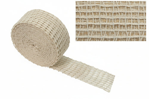 Rete Elastica Per Stagionatura Insaccati Trama Singola- - Ø Mm.125 Maglia A 18 Quadri - 50 Mt