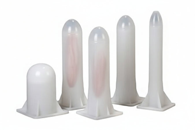 Tubo Ogiva Per Insaccati In Polipropilene Bianco Mm.125