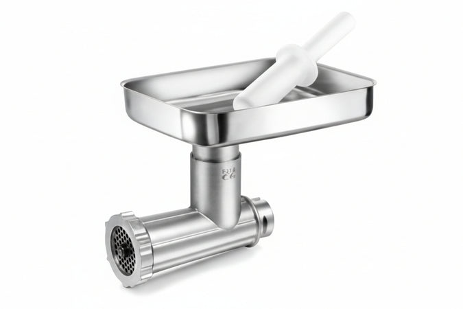 Accessorio Tritacarne Tramoggia In Acciaio Inox N.22 Elica In Acciaio Forgiato (Art.19520/Es) Tre Spade