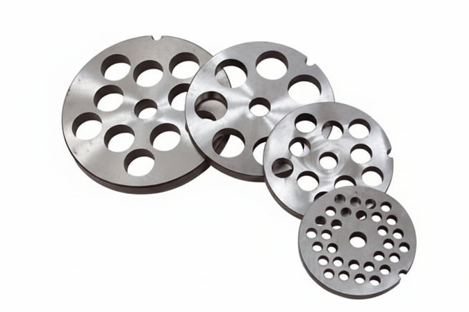 Piastre Autoaffilanti Per Tritacarne N°8 Foro 8 (Art.10868/Ir) Tre Spade