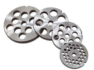 Piastre Autoaffilanti Per Tritacarne N°10/12 Foro 3 (Art.11063/Ir) Tre Spade