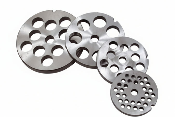 Piastre Autoaffilanti Per Tritacarne N°10/12 Foro 8 (Art.11068/Ir) Tre Spade