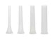 Serie Imbuti In Moplen 4 Pezzi Con Sfiato Aria Per Insaccatrici- - Pz.4 Ø Mm.10/20/30/40 - 1 Confezione Tre Spade