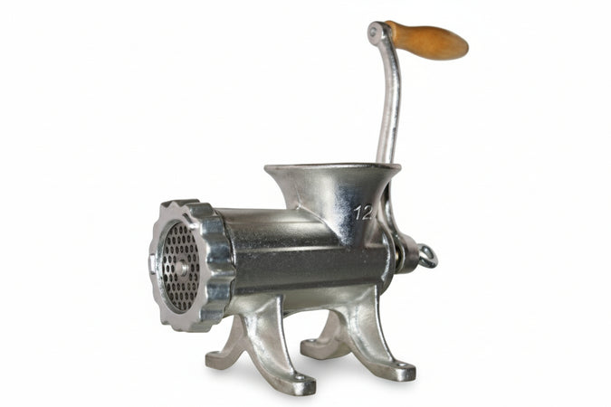 Tritacarne A Mano In Ghisa Stagnata N°32 (Art.8684N) Reber