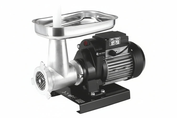 Tritacarne Elettrico N°22 600W Collo Corto Potenza 600W N°22 (Art.9500Nc) Reber