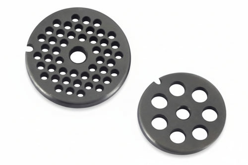 Piastre In Acciaio Temprato Per Tritacarne Manuali- - N°22 Foro Mm.6 - 1 Blister Reber