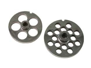 Piastre In Acciaio Temprato Per Tritacarne Elettrici- - N°12 Foro Mm.6 - 1 Blister Reber