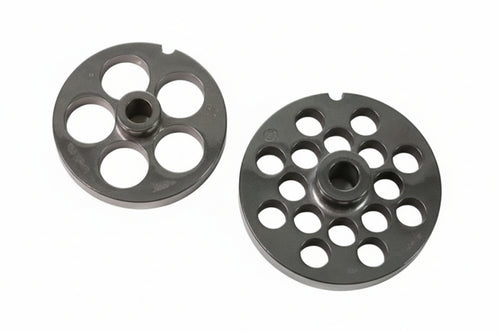 Piastre In Acciaio Temprato Per Tritacarne Elettrici- - N°12 Foro Mm.6 - 1 Blister Reber