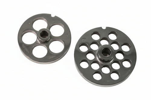 Piastre In Acciaio Temprato Per Tritacarne Elettrici- - N°12 Foro Mm.18 - 1 Blister Reber