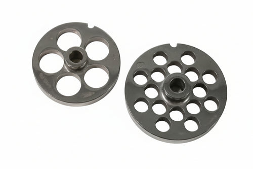 Piastre In Acciaio Temprato Per Tritacarne Elettrici- - N°22 Foro Mm.20 - 1 Blister Reber
