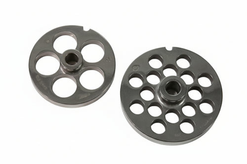 Piastre In Acciaio Temprato Per Tritacarne Elettrici- - N°32 Foro Mm.18 - 1 Blister Reber