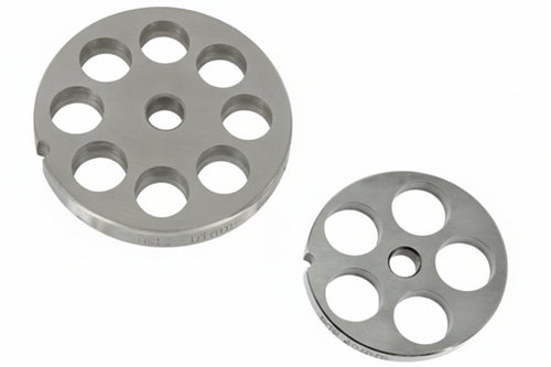 Piastre In Acciaio Inox Per Tritacarne Elettrici N°10/12 Foro Mm.8 Reber