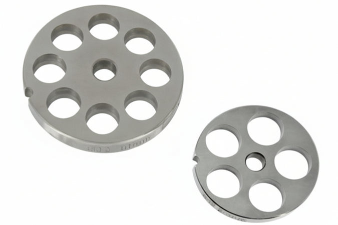 Piastre In Acciaio Inox Per Tritacarne Elettrici N°12 Foro Mm.8 Reber