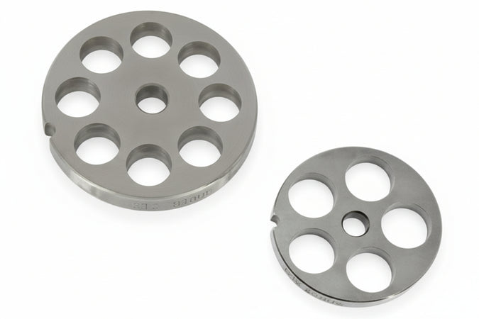 Piastre In Acciaio Inox Per Tritacarne Elettrici N°22 Foro Mm.8 Reber