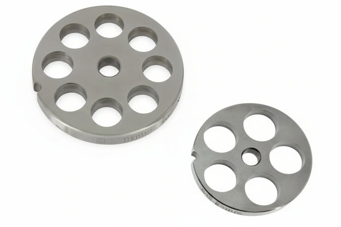 Piastre In Acciaio Inox Per Tritacarne Elettrici N°22 Foro Mm.20 Reber