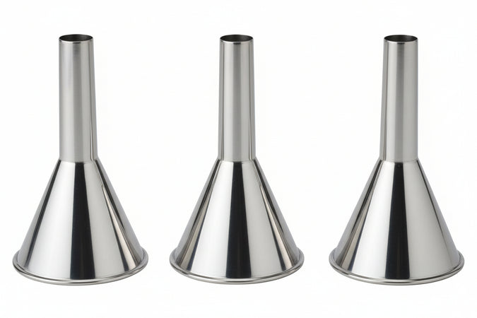 Serie Imbuti In Moplen Per Tritacarne- - Per Tritacarne N.5, 3 Pz Ø Mm.15/20/25 - 1 Confezione Reber