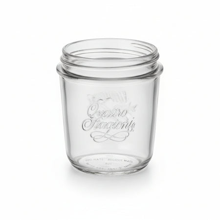 Vaso Vetro Bocca Larga Quattro Stagioni- - Ø Mm.86 Ml.200 - 6 Pezzi Bormioli