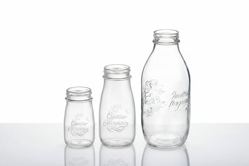 Bottiglia Vetro Quattro Stagioni- - Ø Mm.56 Ml.1000 - 6 Pezzi Bormioli
