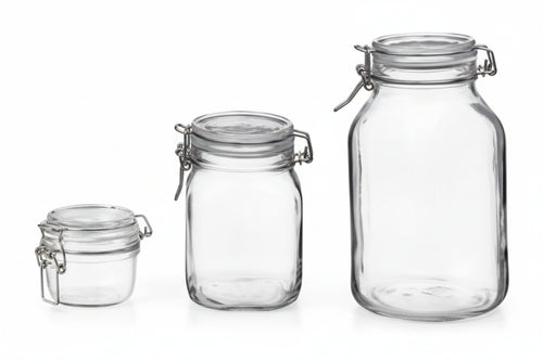Vaso Vetro Fido Ermetico- - Ø Mm.83 Ml.200 - 6 Pezzi Bormioli