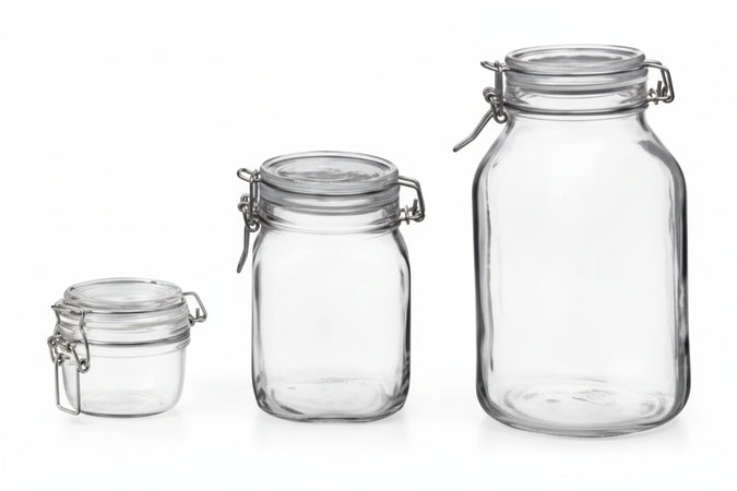 Vaso Vetro Fido Ermetico- - Ø Mm.83 Ml.200 - 6 Pezzi Bormioli