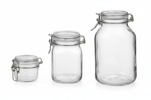 Vaso Vetro Fido Ermetico- - Ø Mm.175 Ml.5000 - 6 Pezzi Bormioli